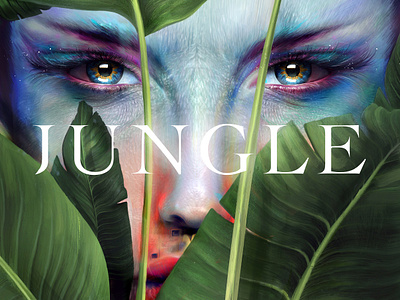 Lyras Junlge art art direction cgi design george lyras green illustration jungle lyras nature procreate visual