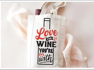 Valentine's Day Wine Bag