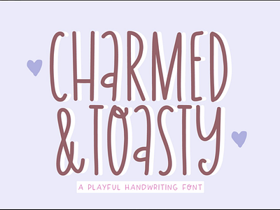 CHARMED & TOASTY Feminine Handwriting Font