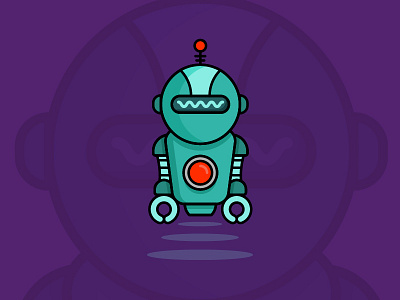 Robot art brand design fun illustration illustrator logo quick robot simple vector