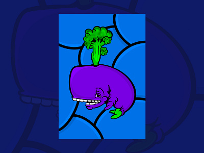 Eggplant Whale