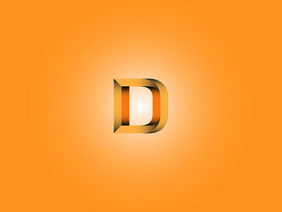 D Letter Form d font letter stylized type