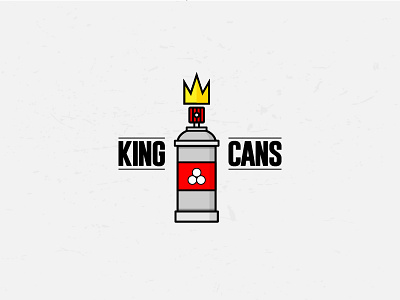 King Cans can cans crown design graffiti king logo paint spray paint tag