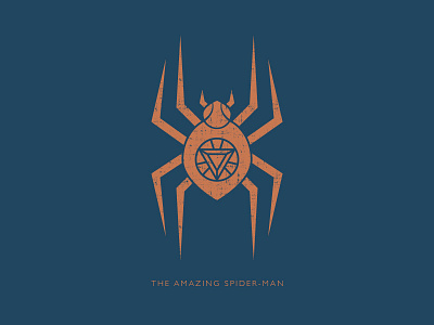 Spider Man brand branding clean design draw fun illustration logo mark quick simple vector
