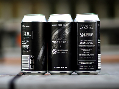 Vocation x Pomona Island - Imperial Mocha branding craft ale design graphic design illustration imperial stout indesign layout design logo packaging design