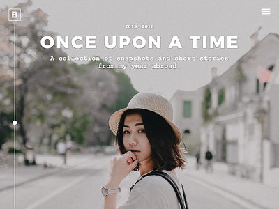 once upon a time blog concept courier layout minimal montserrat photography white