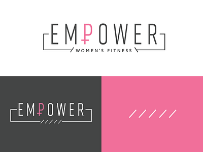 Empower - Women's Fitness empower fitness girl power logo type women