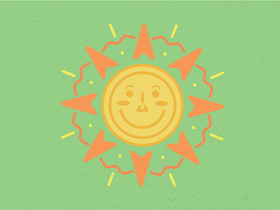 Fun in the Sun color fun illustrate illustrator inspiration sun sunday suns tad carpenter texture