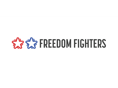 Freedom Fighters letterforms logo logo design logo type typography
