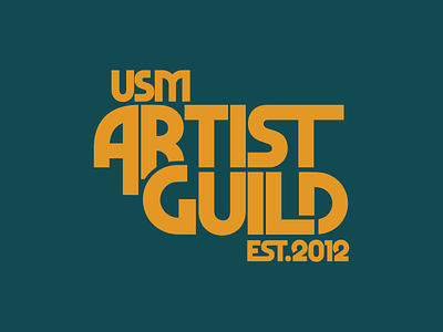USM Artist Guild artist guild branding identity illustrator logo logo design usm