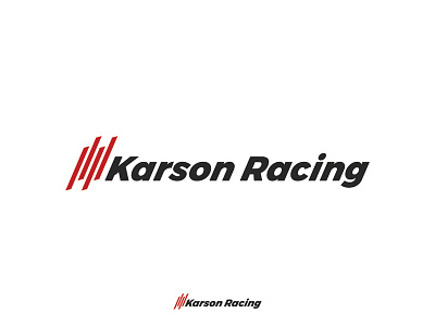 Karson Racing brand branding color design icon identity illustrate illustration illustrator logo logo design type typography vector