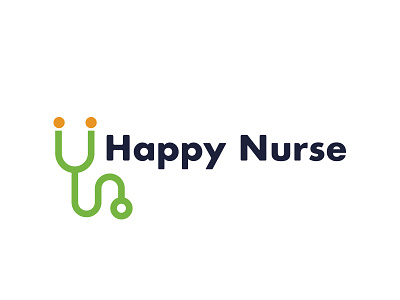 Happy Nurse brand brand and identity branding color design fun icon identity illustrate illustration illustrator inspiration logo logo design type typography vector