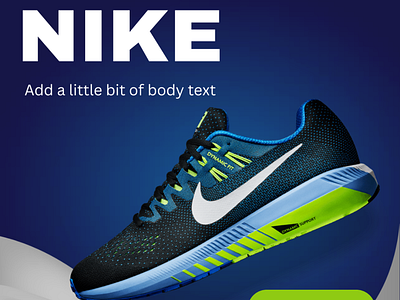 Nike Poster Concept - Practice branding de design graphic design