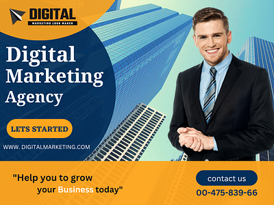 Digital Marketing Agency Banner for social media graphic design
