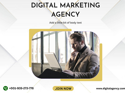 social media banner for digital marketing agency graphic design