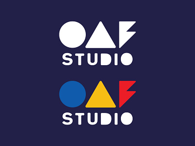 OAF Studio logo example logo logodesign logotype studio studio logo