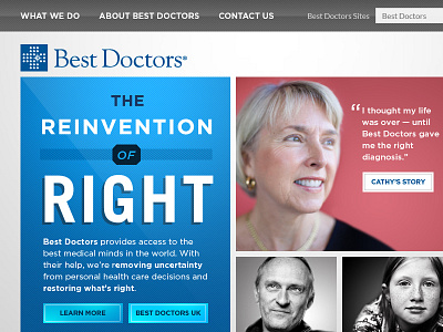 Best Doctors Website ui web design