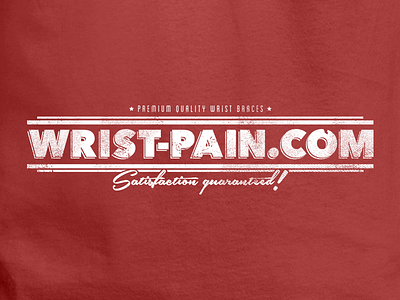 Wrist-Pain Title Design branding logo typography
