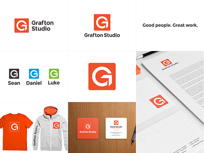 Grafton Studio Rebrand branding logo logo design