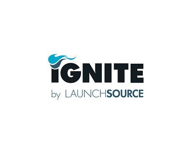 Ignite Logo brand ignite logo web app