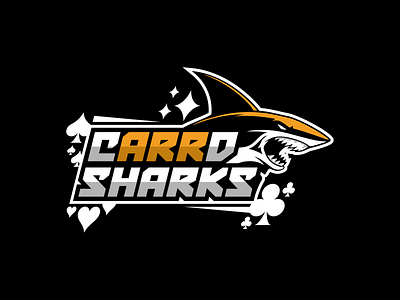 CARRd Sharks Logo card logo mascot shark