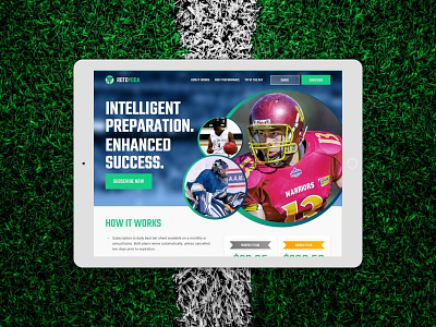 RotoYoda Website football gambling sports sports betting ux web design