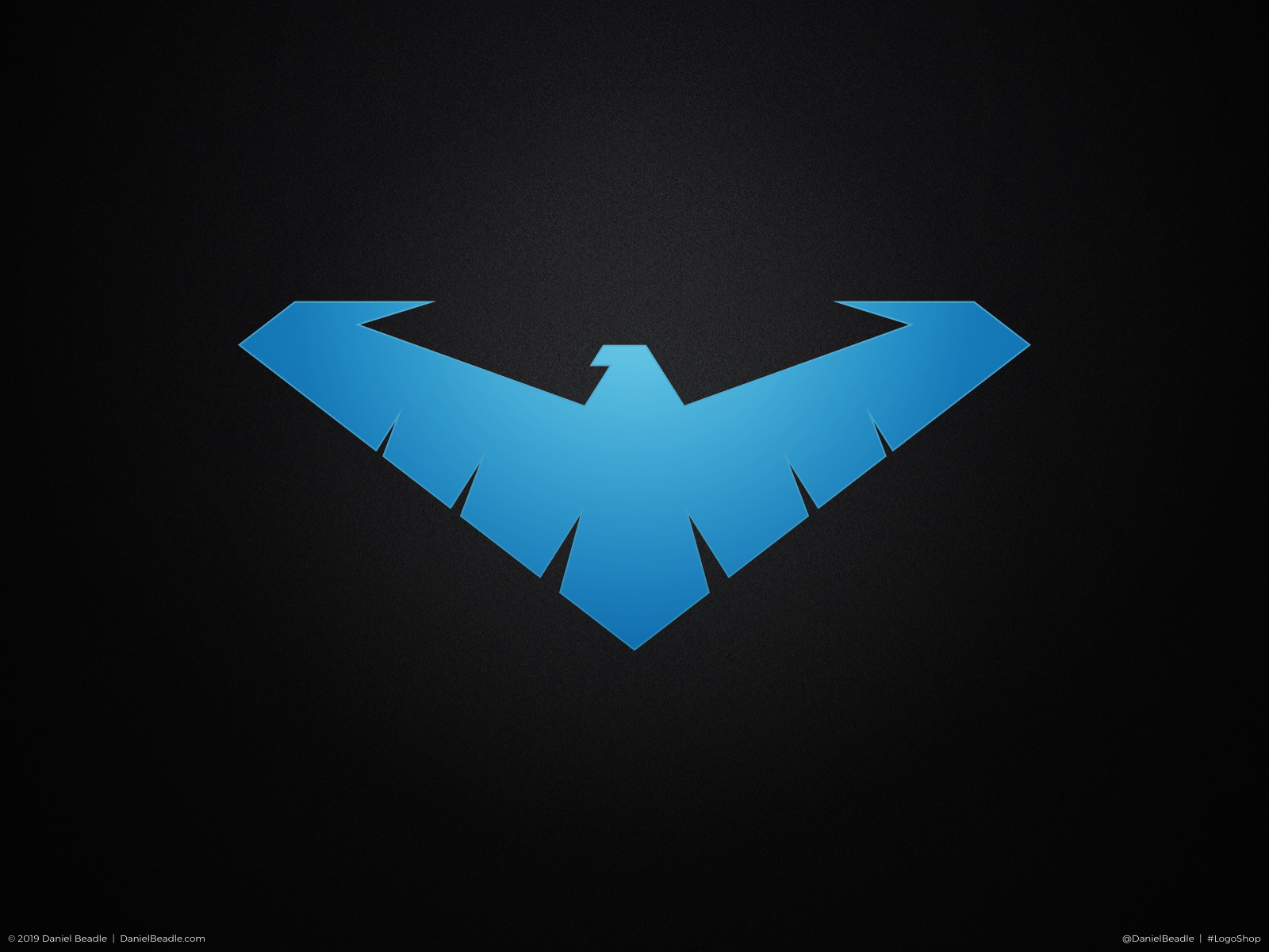 Nightwing Logo By Daniel Beadle On Dribbble