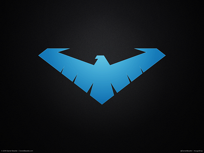 Nightwing Logo batman brand branding comic book logo nightwing robin