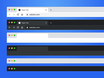 Responsive Chrome Mockup for Sketch