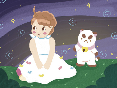 Bee and Puppycat cuteart design illustration kawaiiart procreate