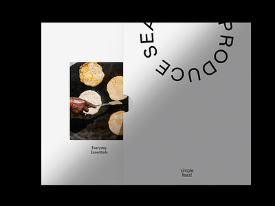 Simple Feast monograph branding print