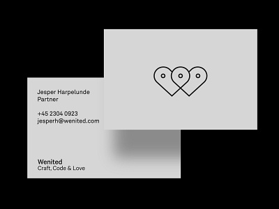 Wenited branding identity logo monochrome