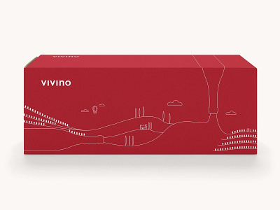 Vivino Box identity illustration packagedesign