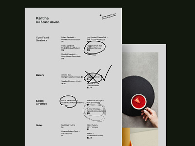 Menu Design menu printdesign restaraunt