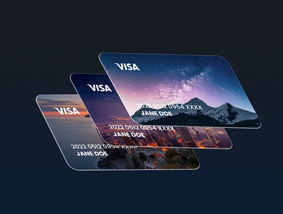Credit Card Design asset bank card credit credit card design design asset figma finance graphic design money ui ux uxui visa