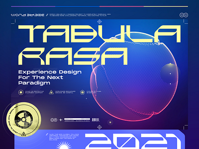 TABULA RASA 3d cinema 4d concept design look and feel promo tabula rasa typo ui user interface web