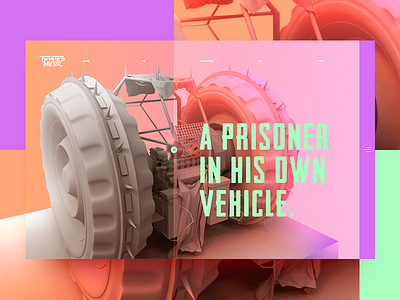 AXEL axel digital page prisoner promo screen twisted metal vehicle web wheels