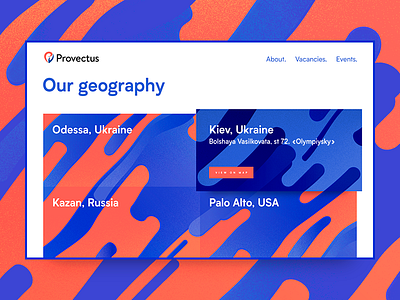 Provectus Careers, pt.2 color colorful digital geography graphic promo provectus screen web