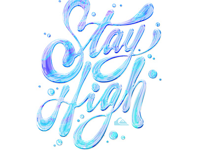 Stay High branding handlettering illustration illustrator lettering logo type typo typography vector