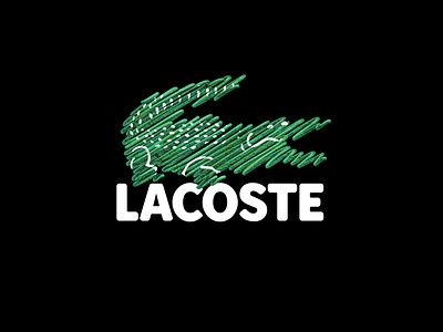 Lacoste logo branding design graphic illustration lacoste lettering logo type typography vector