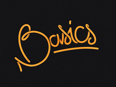 Basics design drawing font graphic lettering logo pen type typography vector