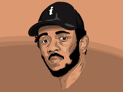 Kendrick artist design graphic illustration illustrator kendrick music portrait vector