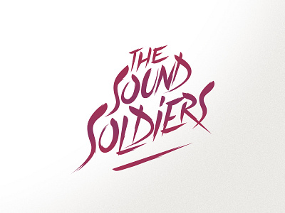 Soundsoldiers design handlettering illustrator lettering logo music photoshop typography
