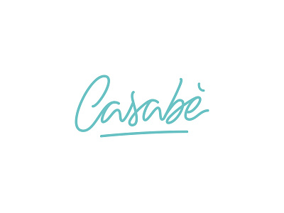 Casabè branding design font graphic handlettering handmade lettering logo type typo typography