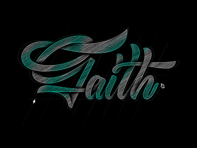 Faith design faith graphic handlettering illustrator lettering logo type typo typography vector vectorart