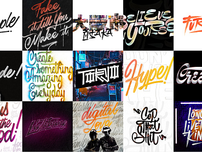 Lettering collection