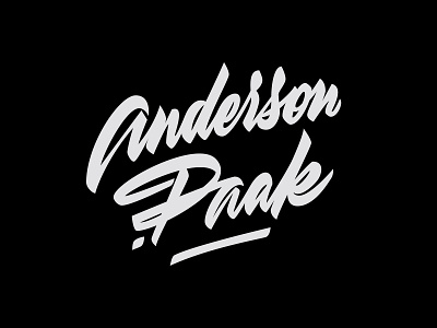 Anderson .Paak design graphic handlettering illustrator lettering logo type typo typography vector