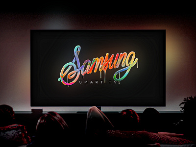 Samsung logo branding design graphic illustrator lettering logo type typo typography vector