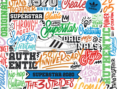 Adidas Superstar 50th birthday