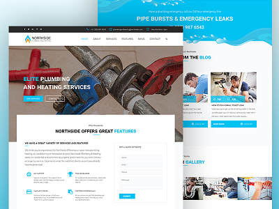 Northside concept design graphic design landing page mockup ui ux web web design webdesign website